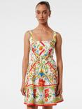 Forever New Petite Leticia Corset Dress, Multi