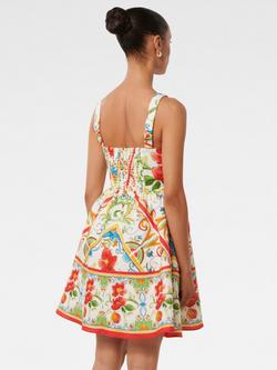 Forever New Petite Leticia Corset Dress, Multi - view 2, Multi