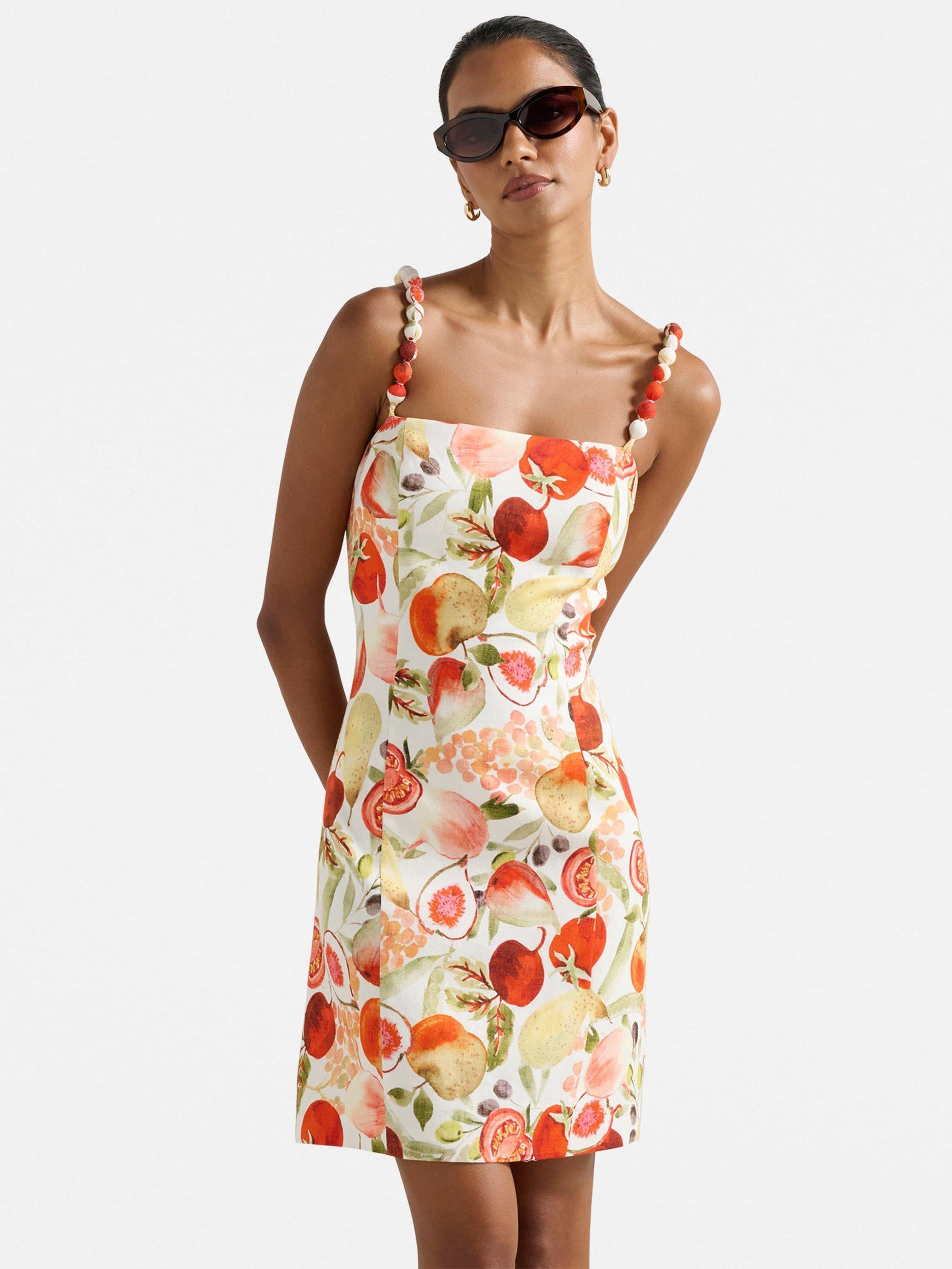 Product image 1 of 5, which shows Forever New Petite Sasha Dress, Garden Harvest, 4