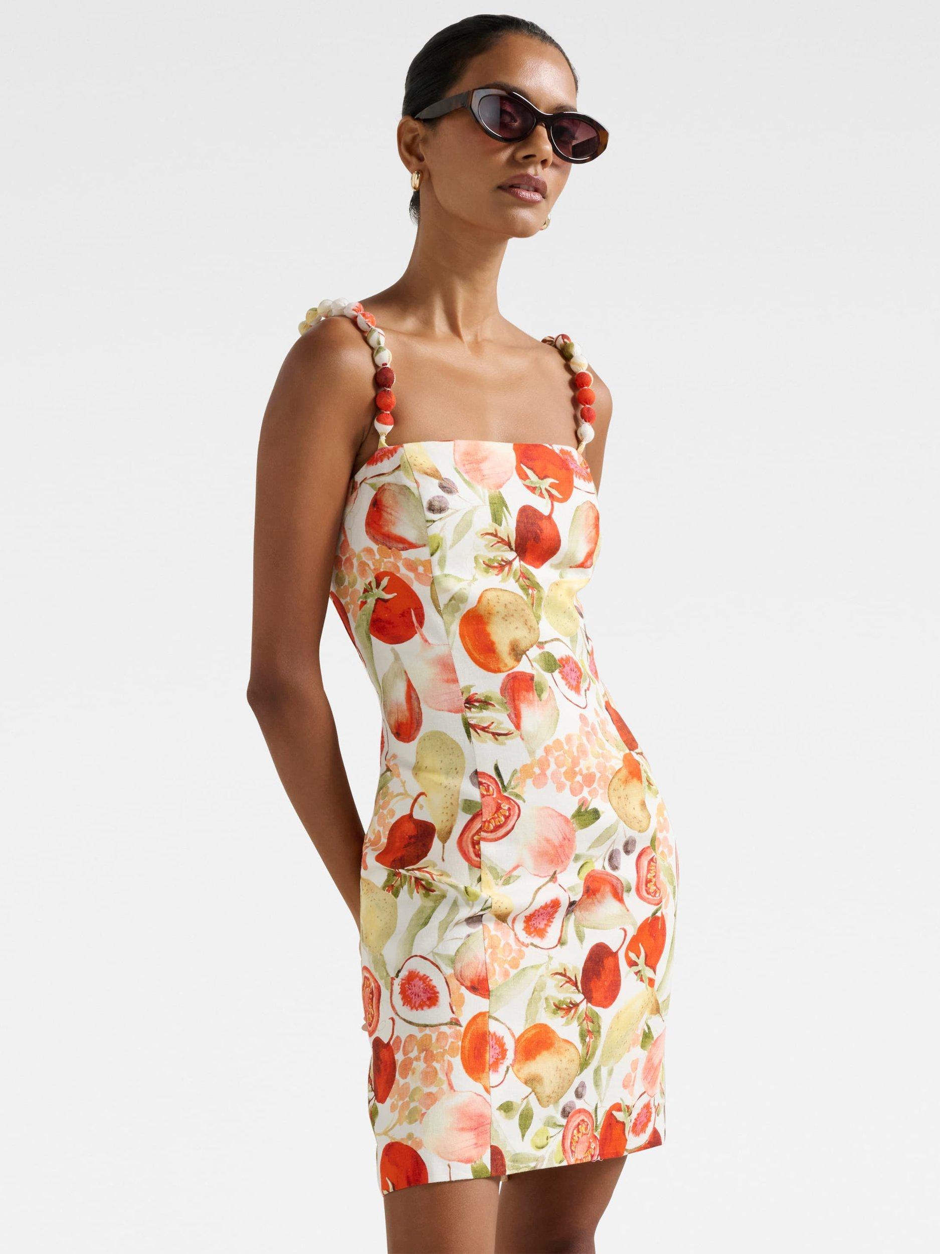 Product image 3 of 5, which shows Forever New Petite Sasha Dress, Garden Harvest, 4