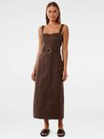 Forever New Taylor Stitch Column Dress, Chocolate