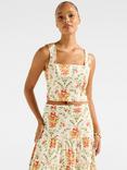 Forever New Payton Floral Crop Top, Harmony