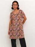 KAFFE Amber Floral Tunic Top, Multi