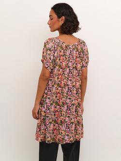 KAFFE Amber Floral Tunic Top, Multi - view 2, Multi