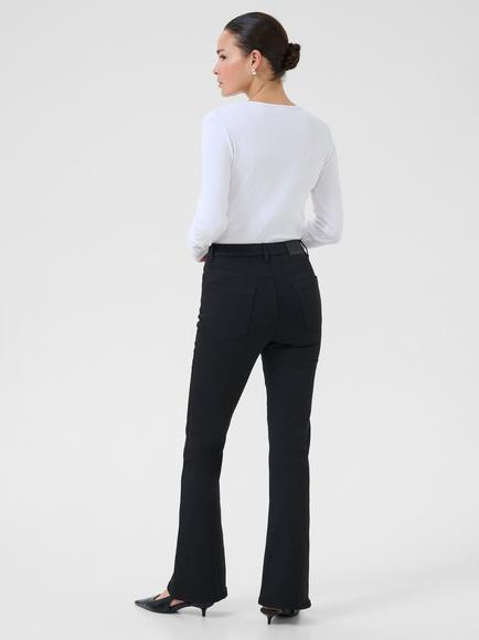 KAFFE Forest High Waist Slim Fit Jeans, Black - view 2, Black