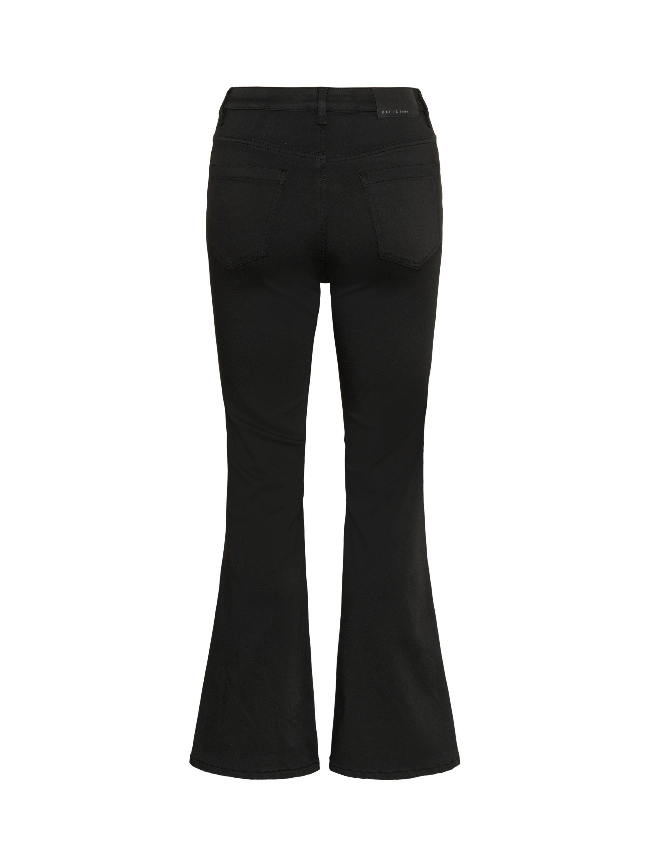 Product image 6 of 6, which shows KAFFE Forest High Waist Slim Fit Jeans, Black, 26R