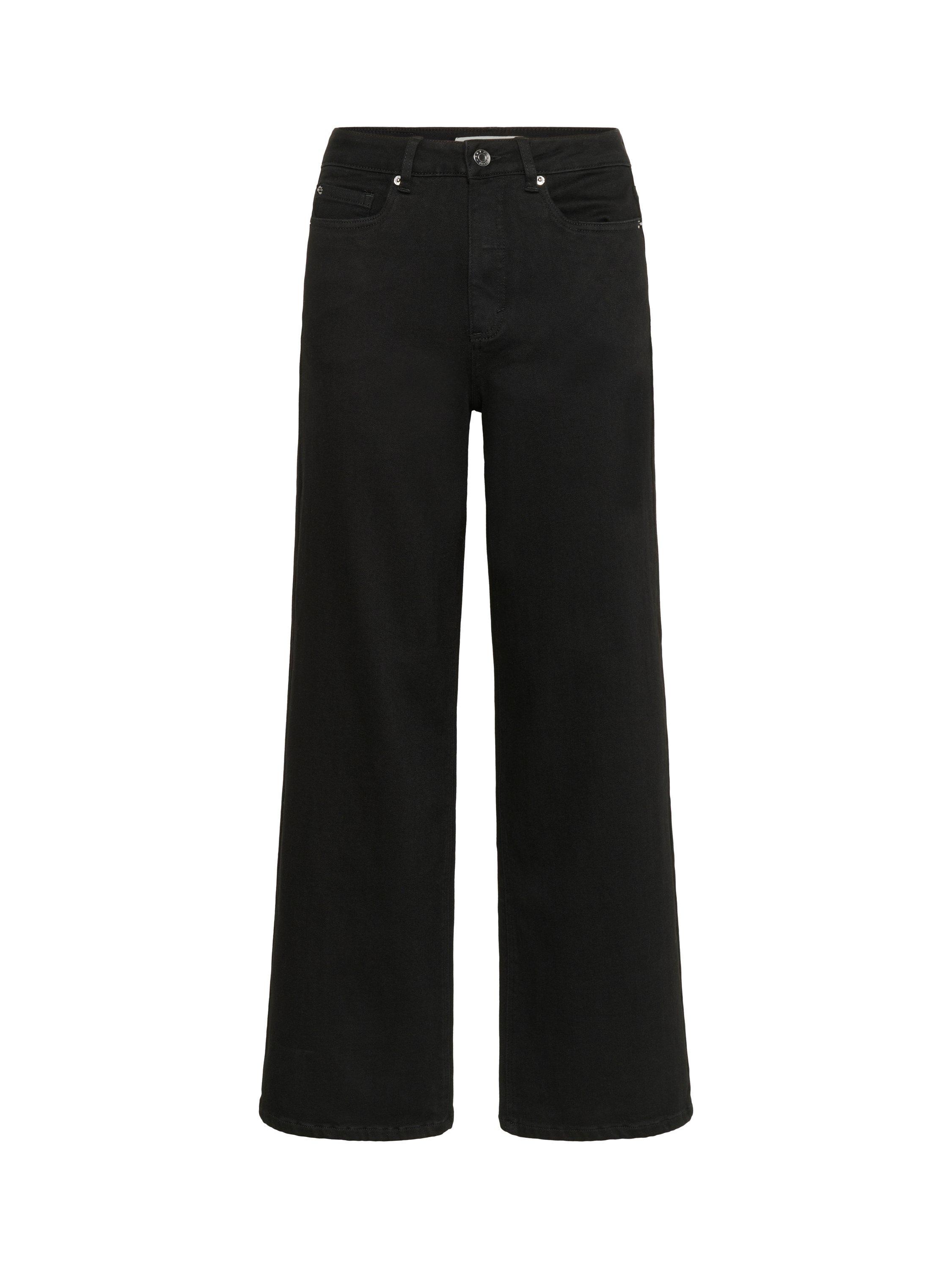 Product image 5 of 6, which shows KAFFE Meadow High Waist Jeans, Black, 26R
