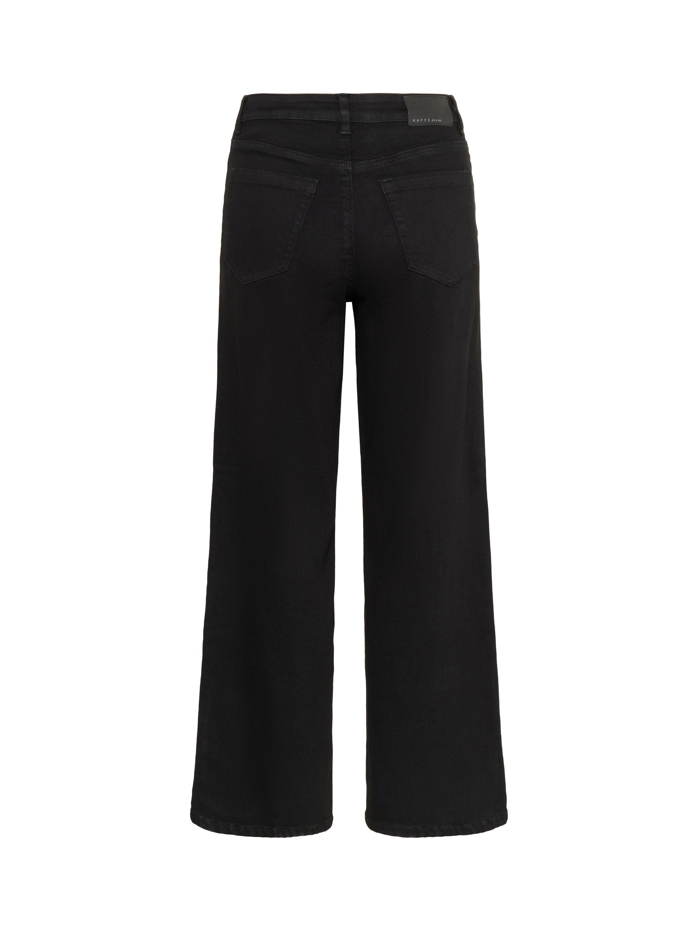 Product image 6 of 6, which shows KAFFE Meadow High Waist Jeans, Black, 26R