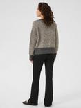 KAFFE Melinda Textured Stitch Jumper, Grey