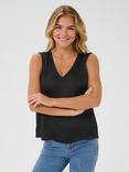 KAFFE KAariel Vest Top, Black Deep