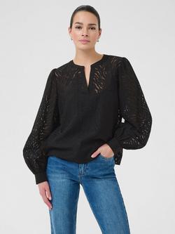 KAFFE KAvivian Blouse, Black, Black