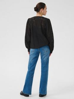 KAFFE KAvivian Blouse, Black - view 2, Black