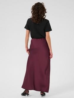 KAFFE Hill Maxi Skirt, Windsor Wine - view 2, Windsor Wine
