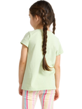 Lindex Kids' Ice Cream Sequin T-Shirt, Light Green