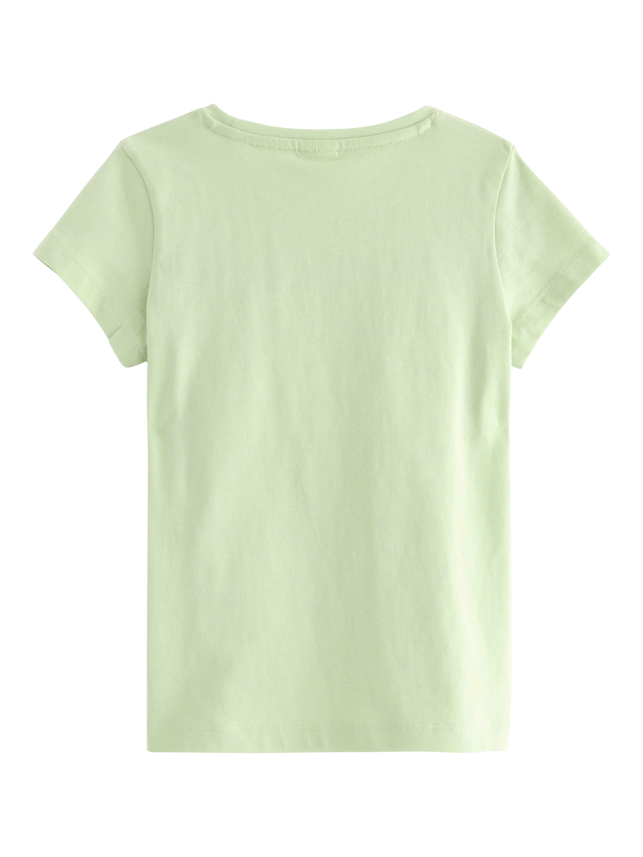 Product image 4 of 5, which shows Lindex Kids' Ice Cream Sequin T-Shirt, Light Green, 2-3 years