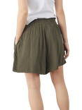 Sisters Point Imsa Elasticated Waist Shorts, Khaki