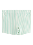 Lindex Kids' Crinkled Structure Swim Shorts, Green/Multi