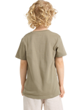 Lindex Kids' Pokémon Pikachu Print T-Shirt, Light Dusty Khaki
