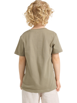 Lindex Kids' Pokémon Pikachu Print T-Shirt, Light Dusty Khaki - view 2, Light Dusty Khaki