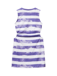 Benetton Kids' Cotton Sleeveless Cut Out Jersey Dress, Periwinkle