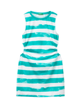 Benetton Kids' Cotton Sleeveless Cut Out Jersey Dress