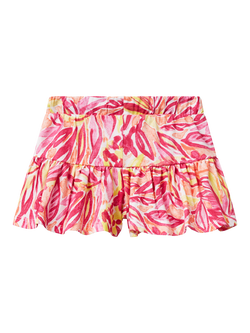 Benetton Kids' Cotton Printed Skort - view 2, Multicolor