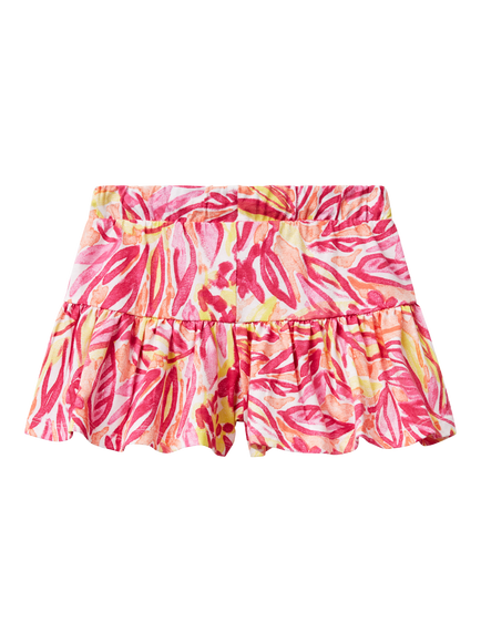 Benetton Kids' Cotton Printed Skort - view 2, Multicolor