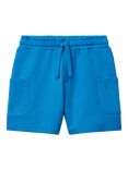 Benetton Kids' Cotton Drawstring Cargo Shorts
