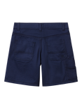 Benetton Kids' Cotton Straight Shorts, Night Blue