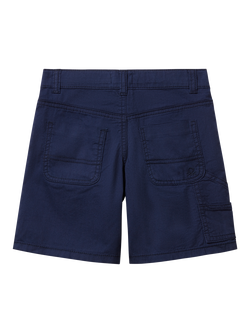Benetton Kids' Cotton Straight Shorts - view 2, Night Blue