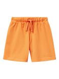 Benetton Kids' Cotton Drawstring Shorts, Apricot