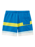 Benetton Kids' Cotton Striped Drawstring Shorts, Multicolor