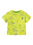 Benetton Kids' Cotton Tree and Boat Print T-Shirt, Multicolor