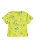 Benetton Kids' Cotton Tree and Boat Print T-Shirt, Multicolor