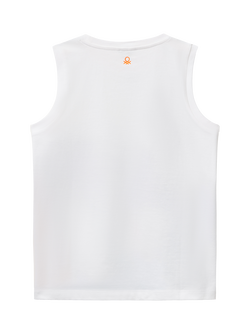 Benetton Kids' Cotton Sleeveless Surfing Print Tank Top, Multicolor - view 2, Multicolor