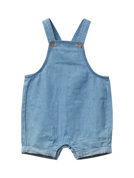 Benetton Baby Cotton Dungarees, Denim, Denim