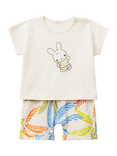 Benetton Baby Cotton T-Shirt and Shorts Set
