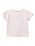 Benetton Baby Cotton Tassel Starfish T-Shirt, Pastel Pink