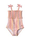 WHEAT Kids' Selma Shirred Printed Swimsuit, Multi