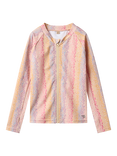 WHEAT Kids' Ada Long Sleeve Swim T-Shirt, Multi Rainbow