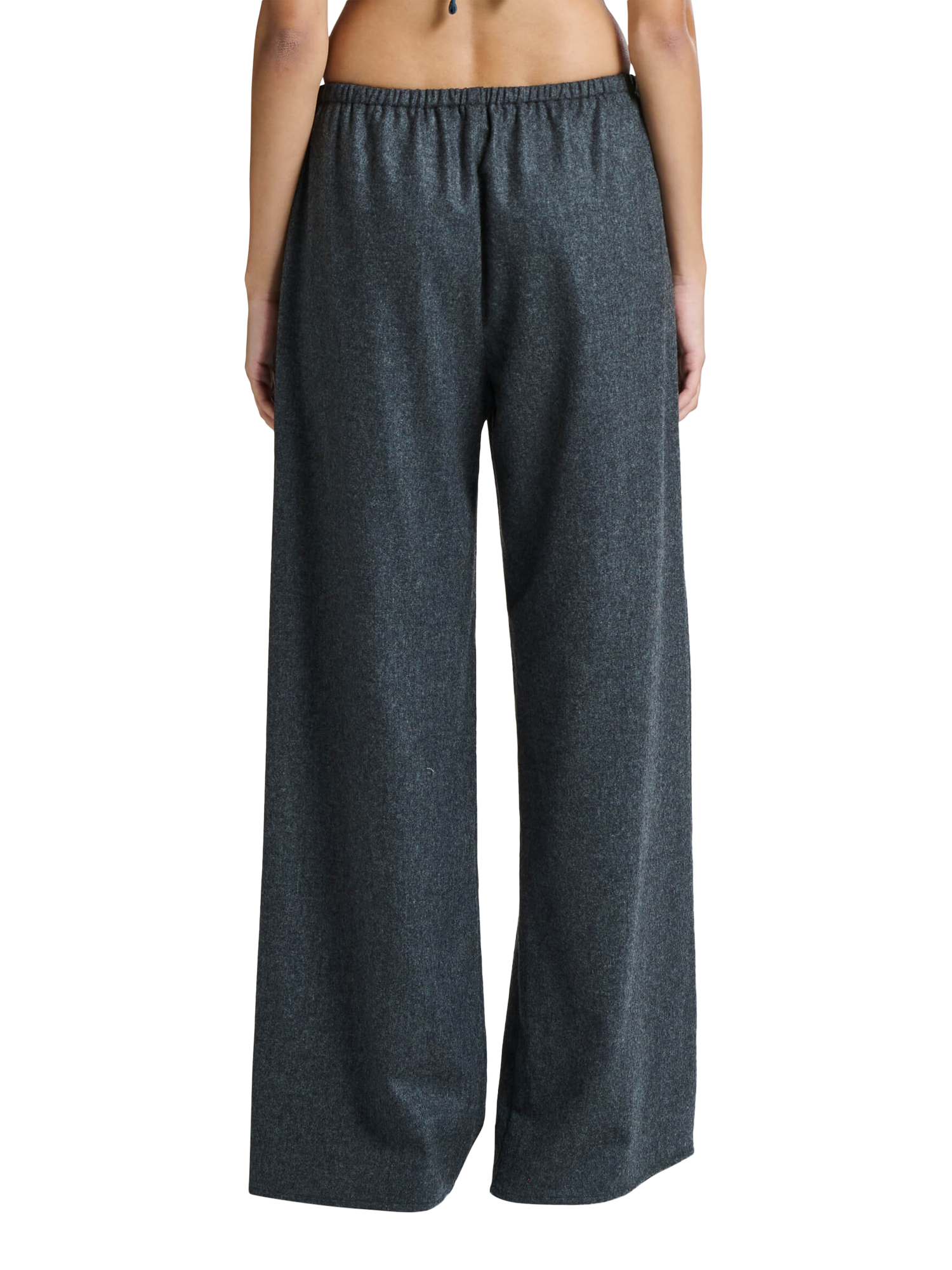 Product image 3 of 6, which shows ASCENO Austin Wool Rich Trousers, Charcoal, XS