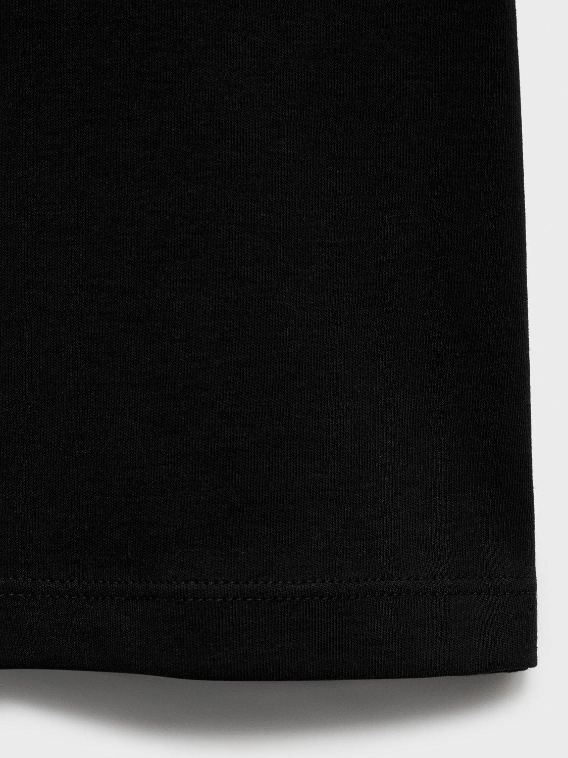 Product image 5 of 7, which shows Mango Rita Crew Neck T-Shirt, Black, XS