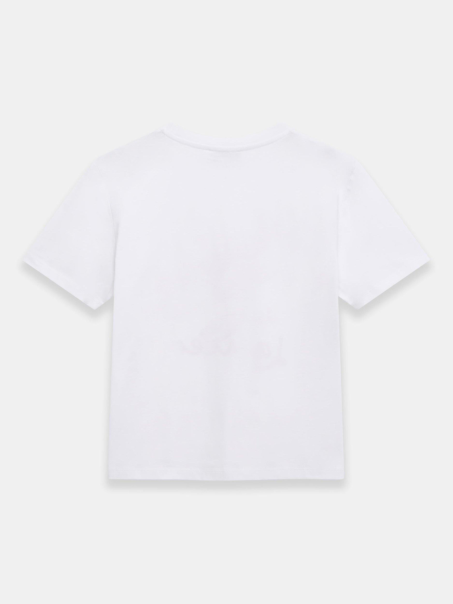 Product image 6 of 6, which shows Mint Velvet Cotton Lobster Graphic T-Shirt, White/Multi, XS