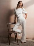 Mint Velvet Lace Flare Trousers