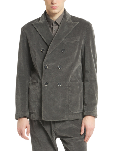 Barena Doria Matador Double Breasted Blazer, Tortora, Tortora