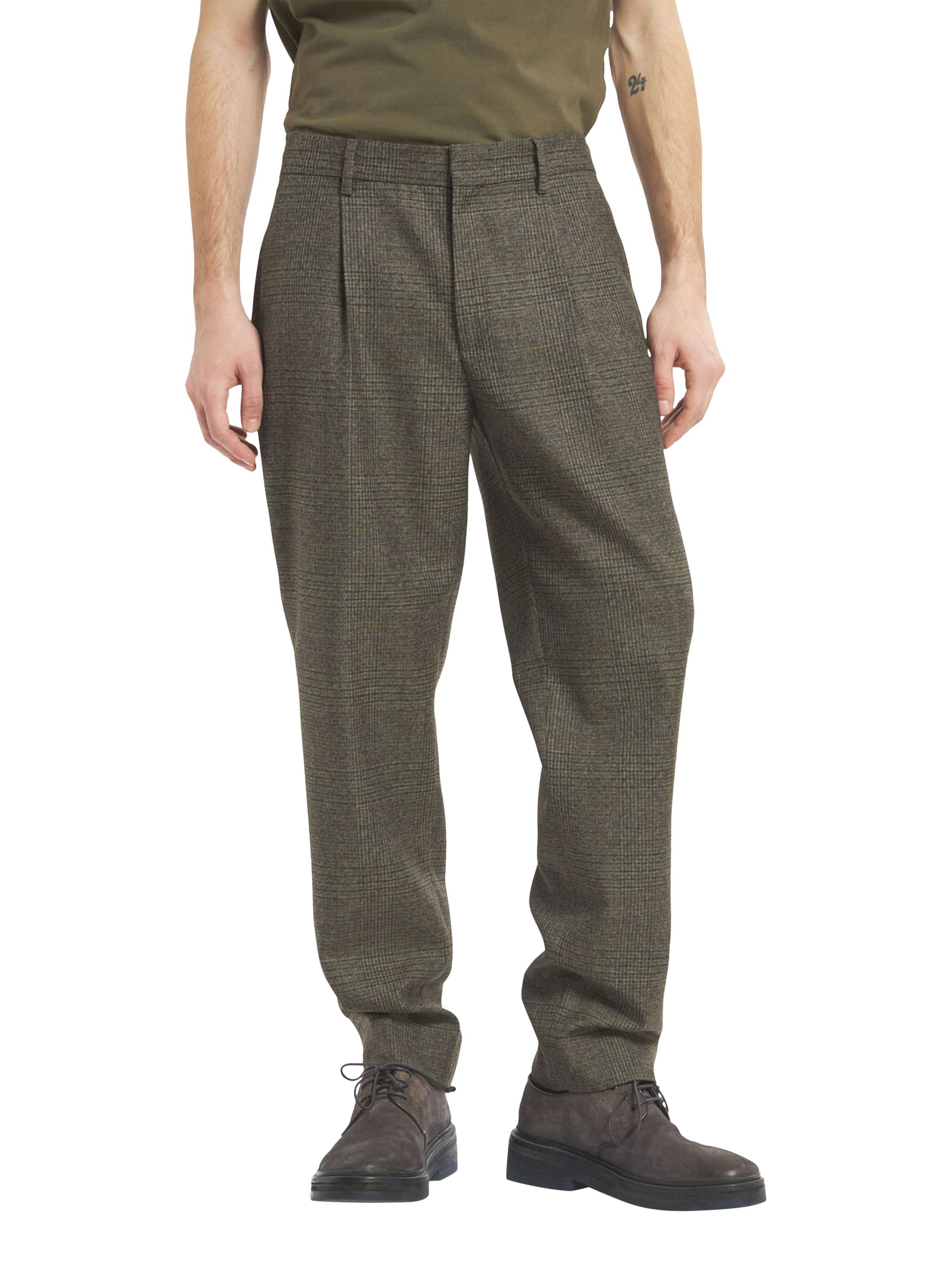 Product image 1 of 3, which shows Barena Gazara-Dezial Cotton Trousers, Uni Unico, 28R