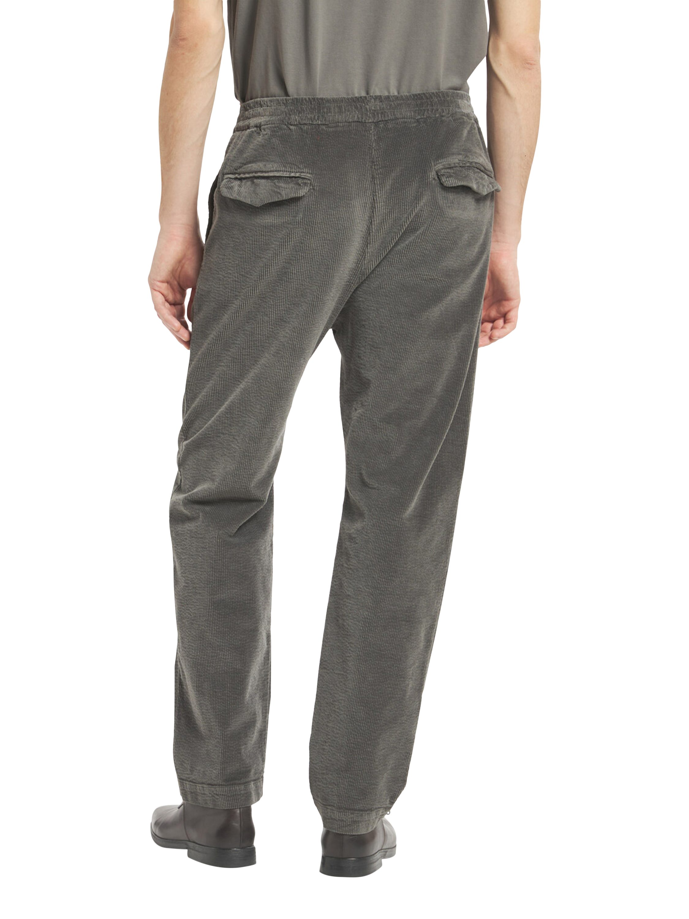 Product image 3 of 3, which shows Barena Tosador-Matado Drawstring Trousers, 238 Tortora, 28R