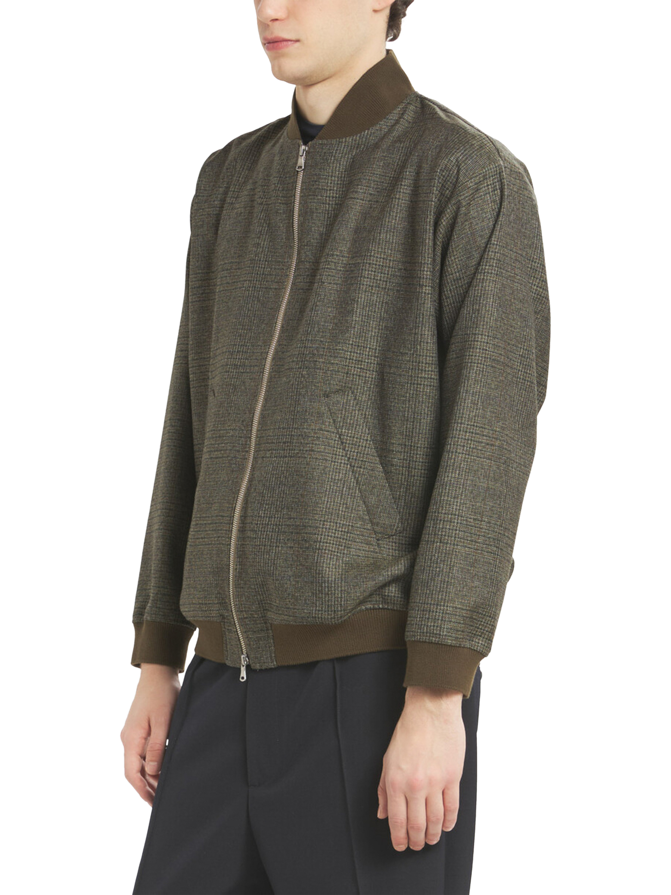 Product image 2 of 4, which shows Barena Capos Gabier Dezial Wool Bomber Jacket, Uni Unico, 48R