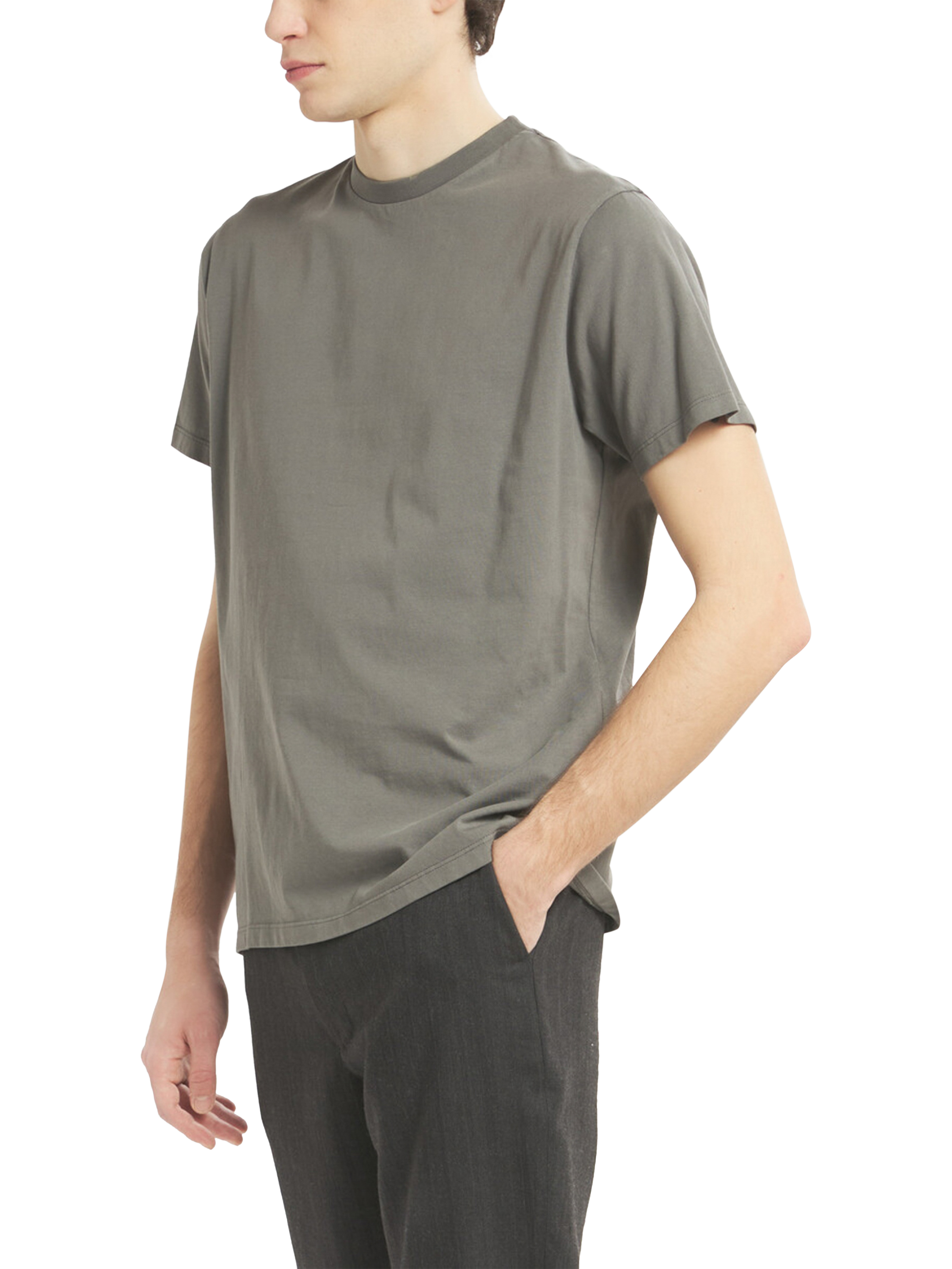 Product image 2 of 3, which shows Barena Giro Cotton T-Shirt, 540 Grigio, S