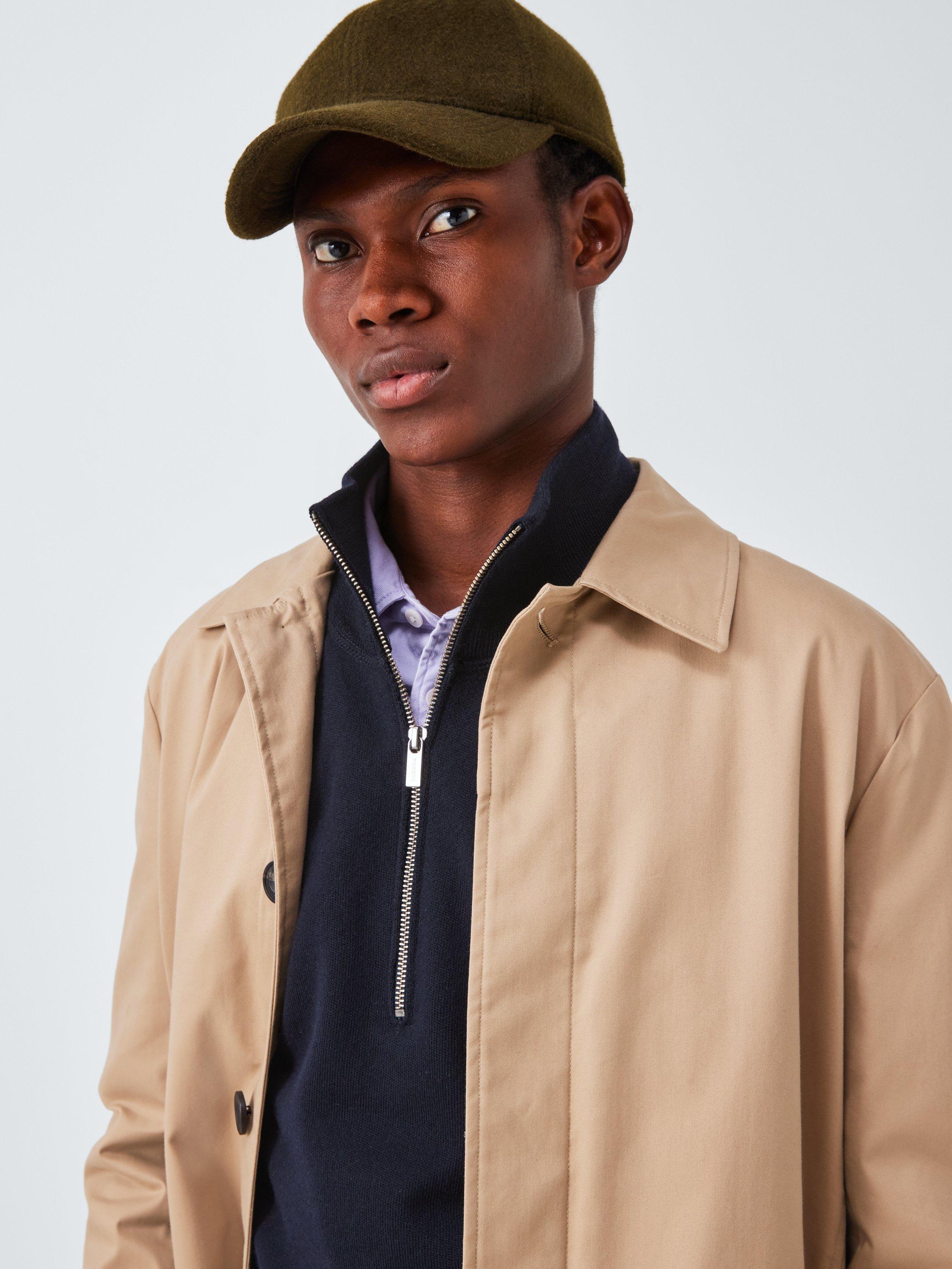 Product image 5 of 6, which shows Barena Molo Basili Half Zip Merino Wool Jumper, 170 Navy, S